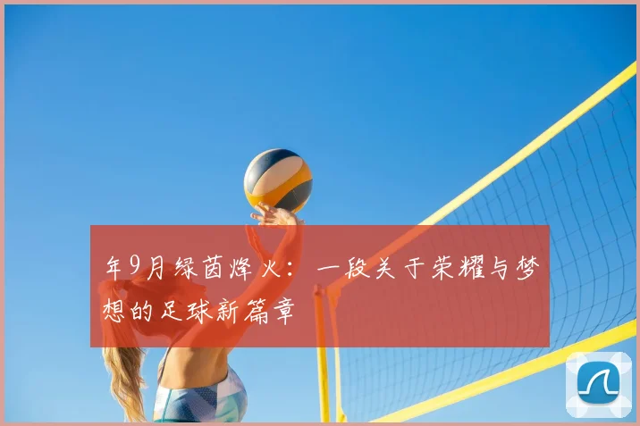 年9月绿茵烽火:一段关于荣耀与梦想的足球新篇章